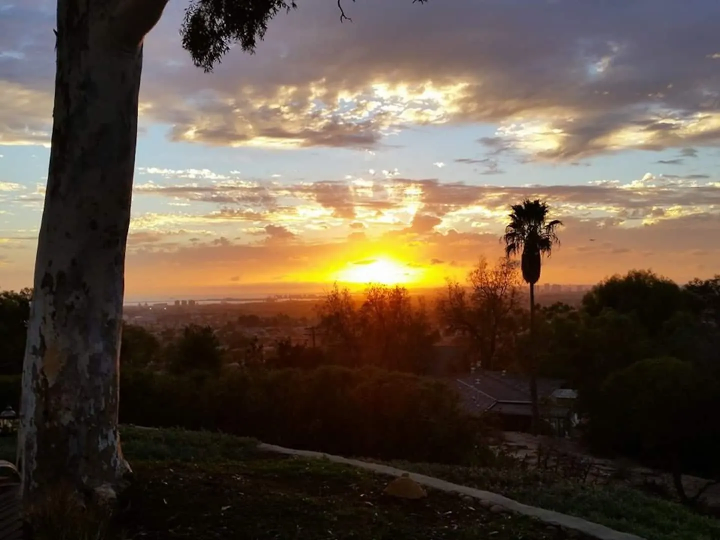 Sunset from the hilltop